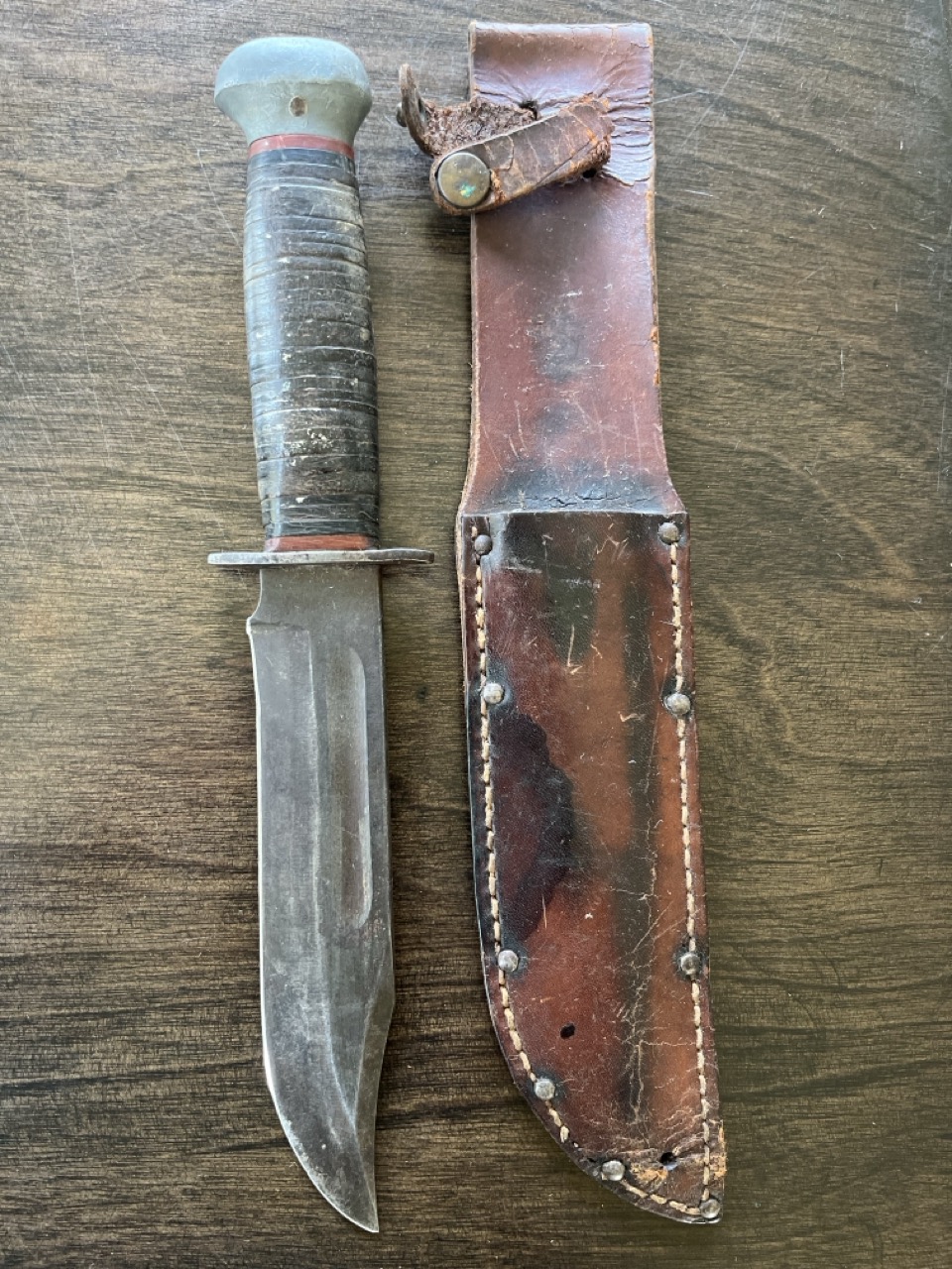 US WWII Knives Lot of 20 -Issue and Theater -10 Vet ID'd -WW2 Collection - Image 21