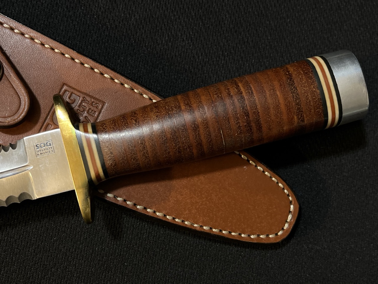 SOG Leather DESERT Knife -LIMITED EDITION 1 OF 250 -Rare Dagger - Image 2