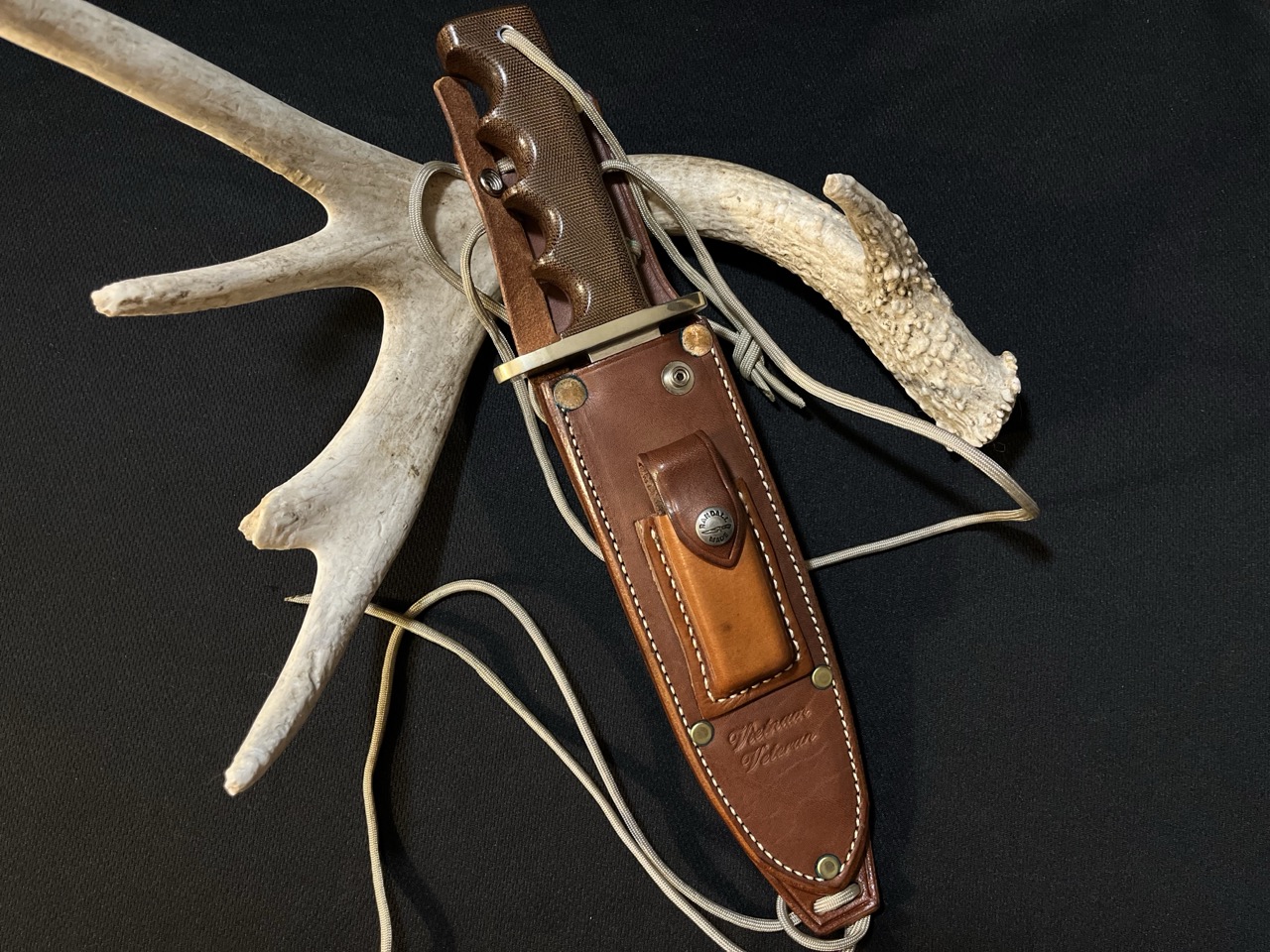 VIETNAM VETERAN RANDALL KNIFE #298 of 500 MADE -Orlando Fla - Image 2