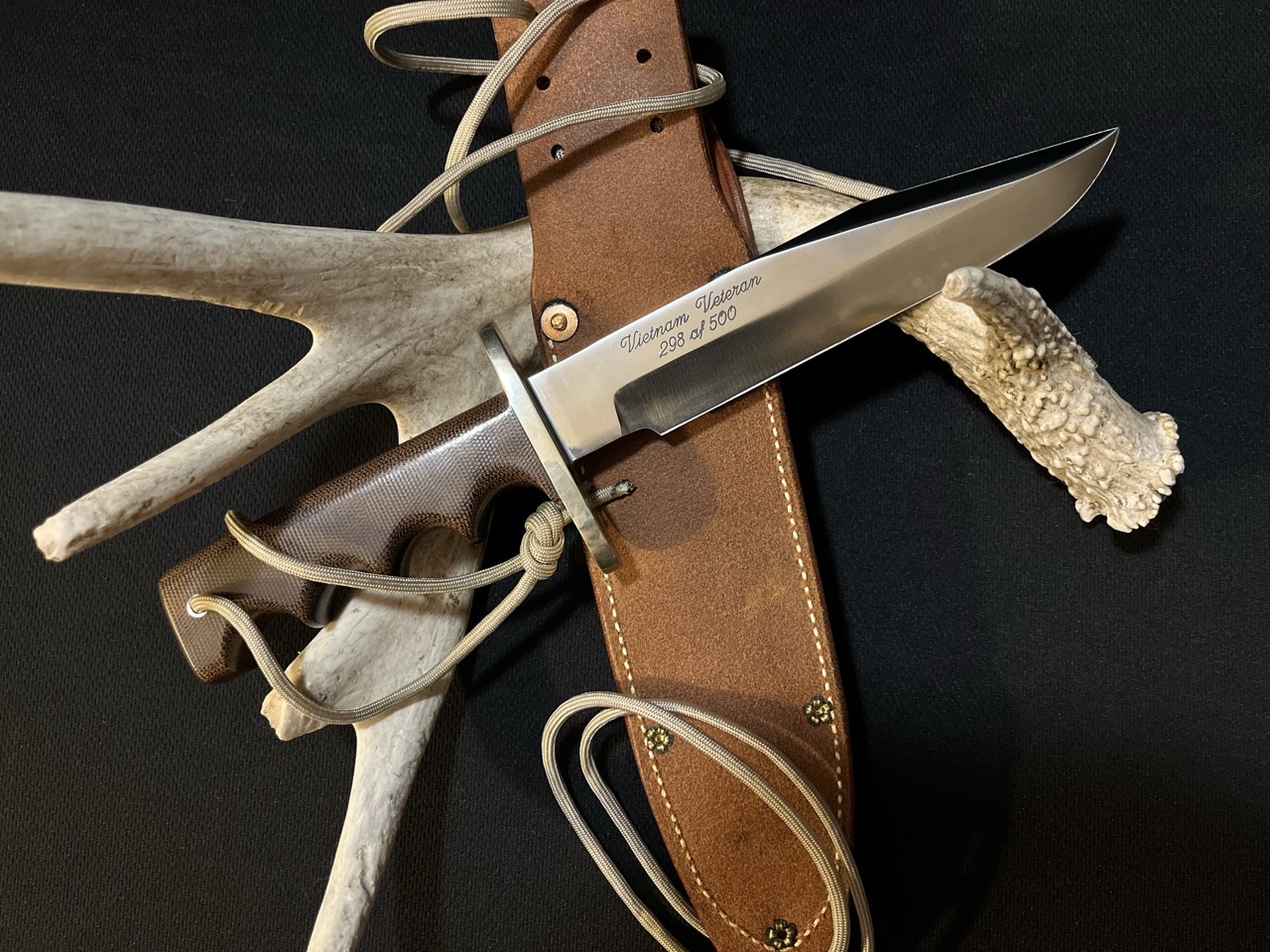 VIETNAM VETERAN RANDALL KNIFE #298 of 500 MADE -Orlando Fla - Image 7