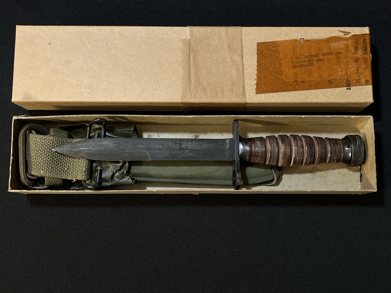 WWII Camillus M4 Bayonet