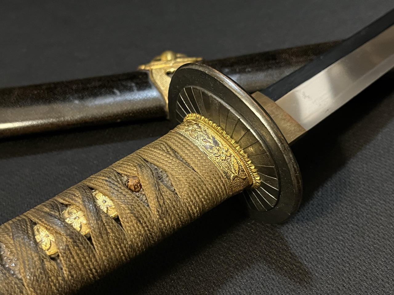 NAVAL Yasukuni Shrine Sword -RARE WWII Japanese NAVY by Yasushige -Kai Gunto - Image 13
