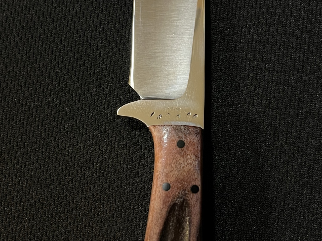 RW Wilson Custom Knife -Fixed Blade Hunter -Maker Jeremiah Johnson Movie Knives -bw - Image 7