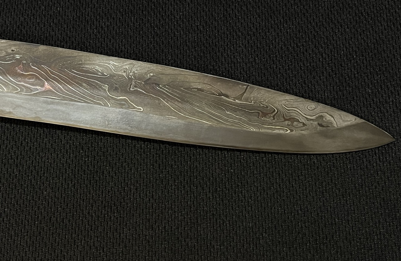 Ray Rybar Custom Knife -Damascus Dagger -ABS Master Smith Bill Moran Award Winner -bw - Image 7