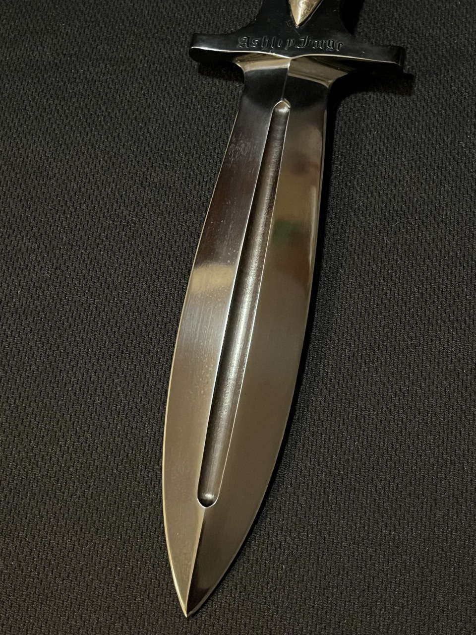 RARE Ashley Forge Knife -Paul Bartrug Custom Mokume Dagger -ABS Master Smith -bw - Image 8