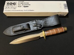 SOG Scuba Demo Knife in Box