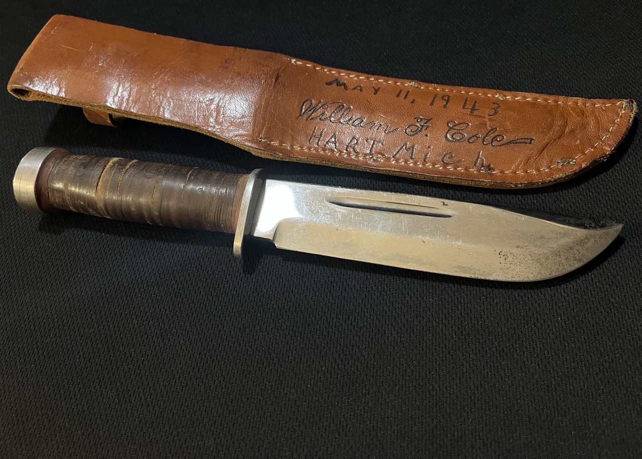 Alaska Theater WWII Knife - Vet Identified