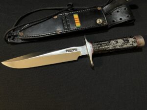 Remember Vietnam Randall Model 1 Fighting Knife with .999 Silver - RARE