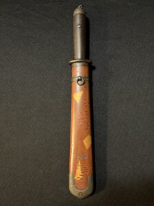 Antique Japanese Samurai Tanto with Yari Pole Arm Blade