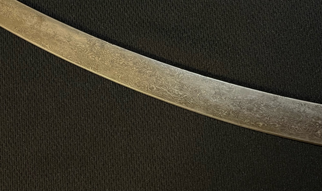 Ottoman Persian Shamshir Sword -Antique Old Islamic -Fine Wootz -Damascus -Gold - Image 8