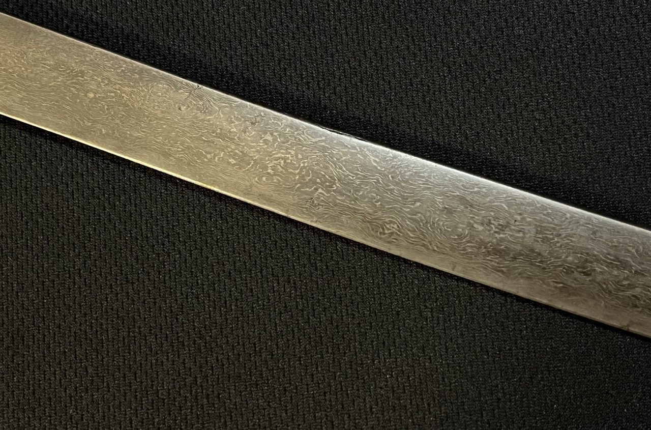 Ottoman Persian Shamshir Sword -Antique Old Islamic -Fine Wootz -Damascus -Gold - Image 12