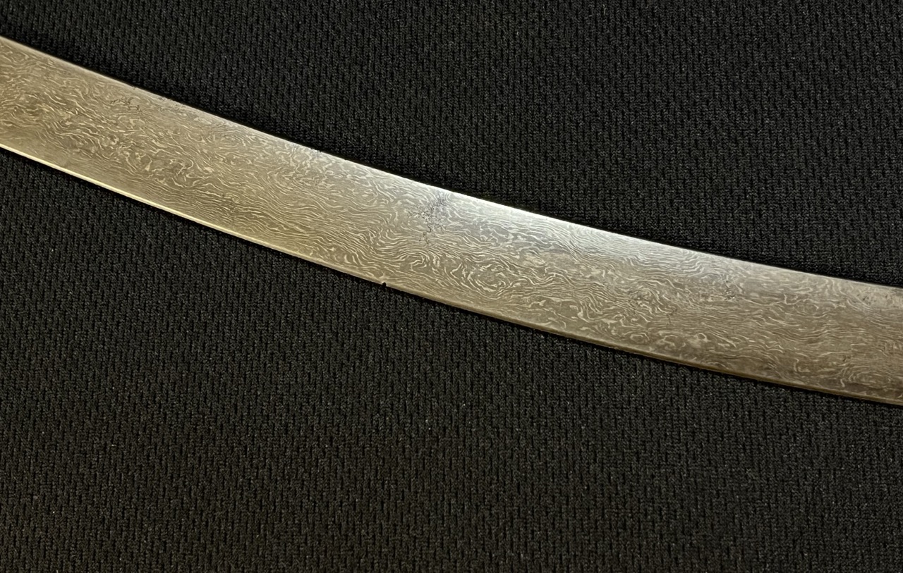 Ottoman Persian Shamshir Sword -Antique Old Islamic -Fine Wootz -Damascus -Gold - Image 13