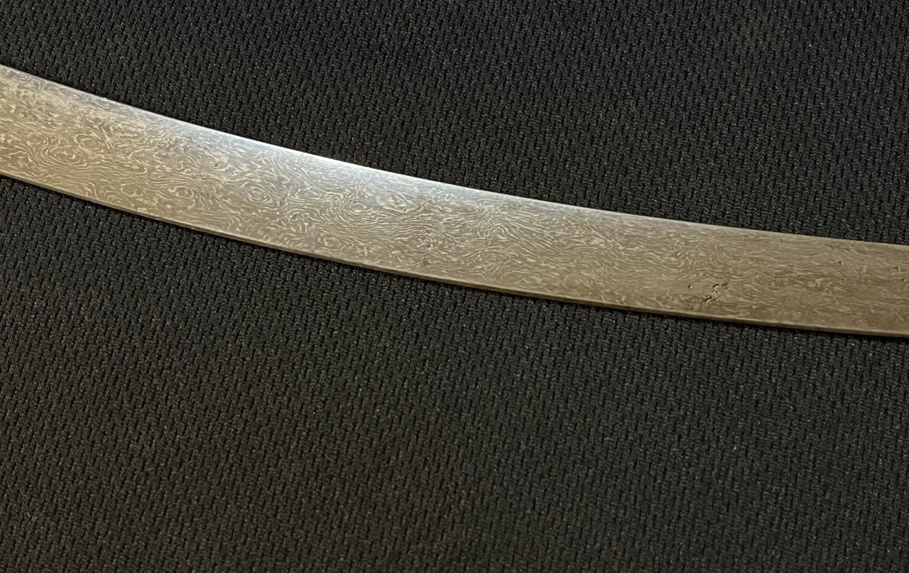 Ottoman Persian Shamshir Sword -Antique Old Islamic -Fine Wootz -Damascus -Gold - Image 14