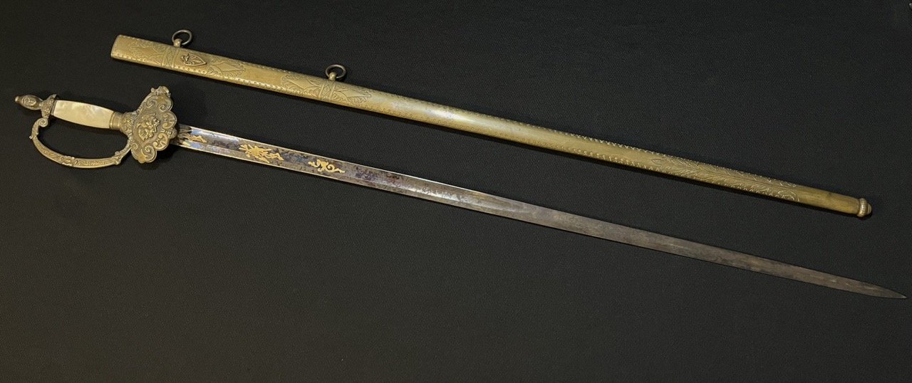 Early American Militia Sword -1840 Horstmann -Mother of Pearl