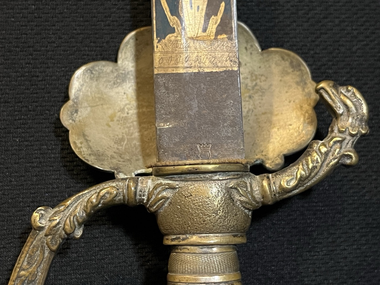 Early American Militia Sword -1840 era US -Blued/Gold Gilt -Mother of Pearl Horstmann - Image 21