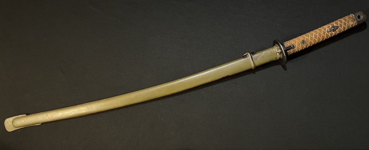 WWII Japanese NCO Sword -Wood Handle -Army -Old WW2 Samurai - Image 2