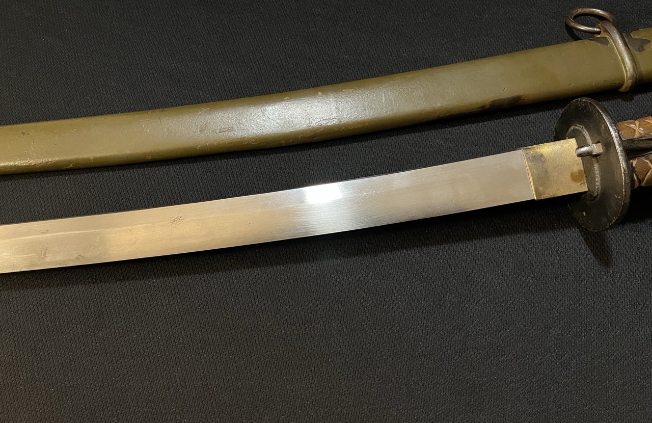 WWII Japanese NCO Sword -Wood Handle -Army -Old WW2 Samurai - Image 4