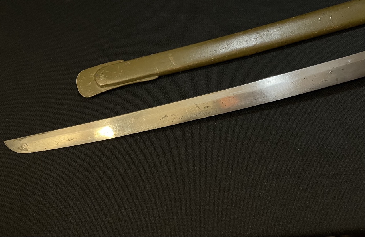 WWII Japanese NCO Sword -Wood Handle -Army -Old WW2 Samurai - Image 5