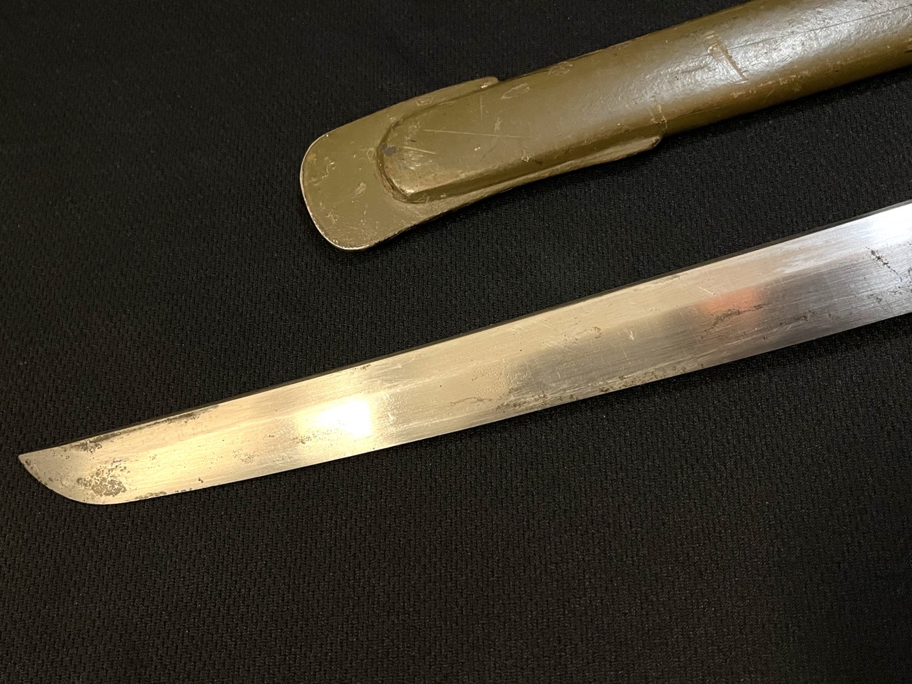 WWII Japanese NCO Sword -Wood Handle -Army -Old WW2 Samurai - Image 6