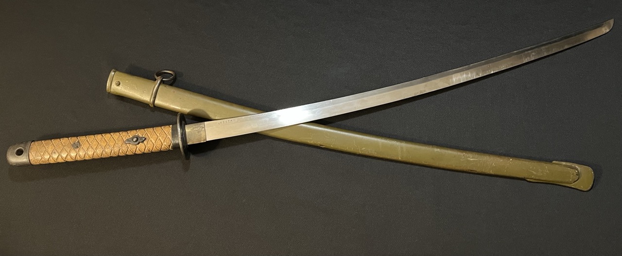 WWII Japanese NCO Sword -Wood Handle -Army -Old WW2 Samurai - Image 7