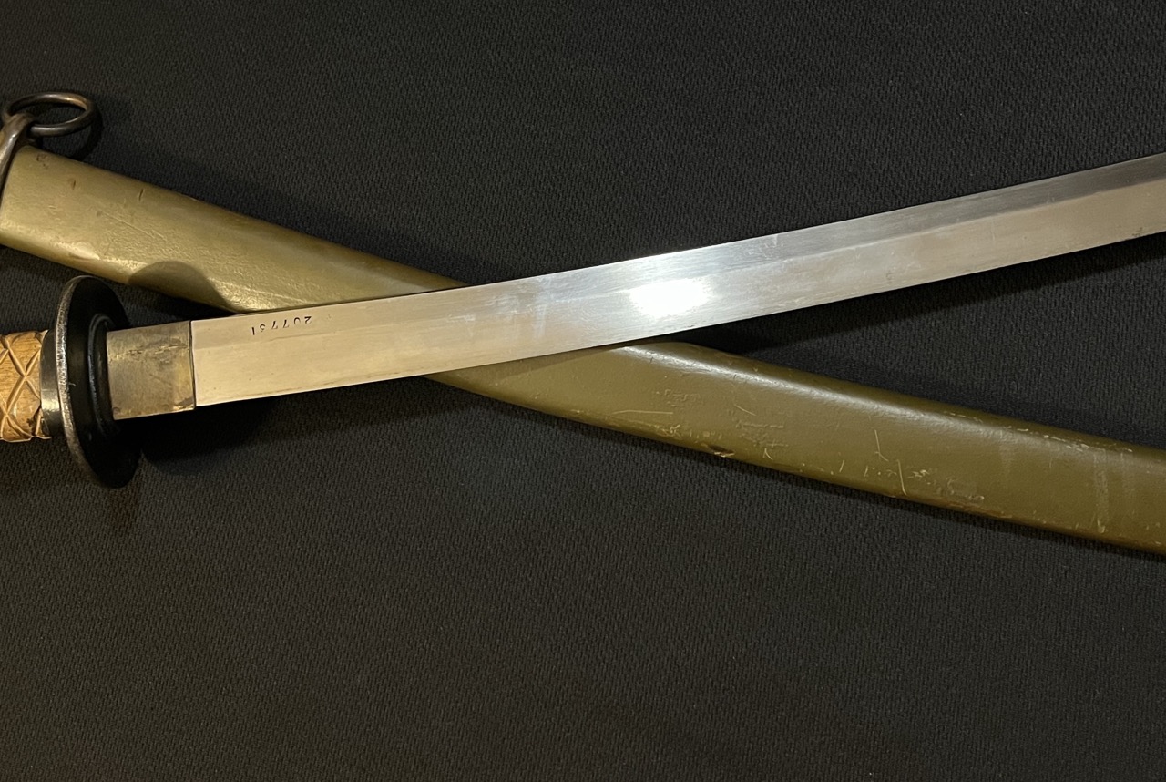 WWII Japanese NCO Sword -Wood Handle -Army -Old WW2 Samurai - Image 10