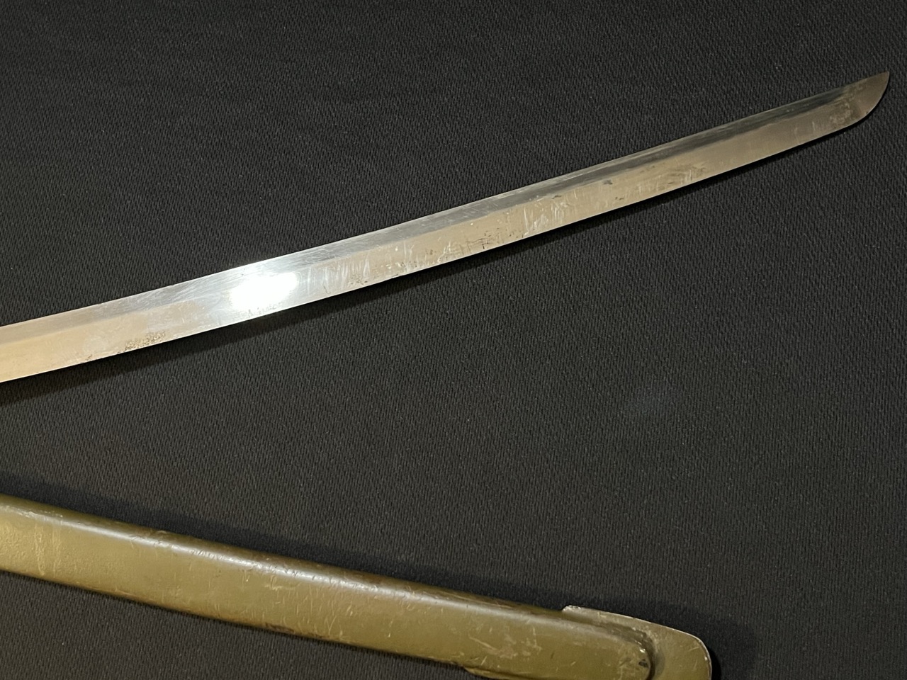 WWII Japanese NCO Sword -Wood Handle -Army -Old WW2 Samurai - Image 11