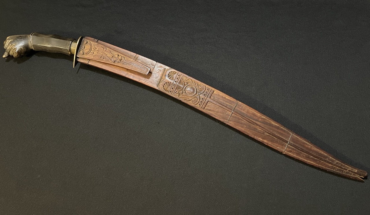 Antique Filipino Katipunan Sword Luzon Bolo Carved Buffalo Horn Fist -Philippine Knife - Image 2
