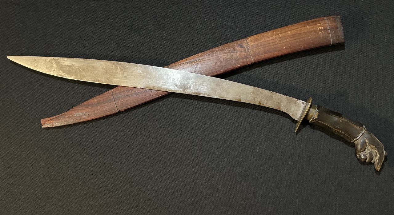 Antique Filipino Katipunan Sword Luzon Bolo Carved Buffalo Horn Fist -Philippine Knife - Image 6